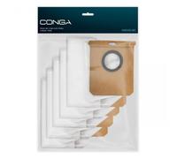 Cecotec Pack de 5 Sacs pour Base de Vidage Automatique du Robot Aspirateur Conga 7690 Immortal MAX Home. Pièce de Rechange