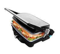 Cecotec Gril Électrique Rock'nGrill 1500 Stone Ceramic Mix&Grill. 1500 W, Gril électrique, plancha et appareil à sandwiches, Revêtement en céramique, Plateau ramasse-graisses, Minuterie