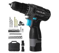 Cecotec Perceuse Visseuse à 2 Batteries 16V et 2000mAh PowerForce 1620 Easy Hand. 2 Niveaux de Vitesse jusqu'à 1500 tr/min, Couple de Serrage de 38Nm Réglable en 25+1 Niveaux.