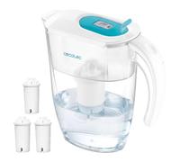 Cecotec Pichet purificateur d'eau H2ONature 2400 Active – Filtre 4 couches, indicateur LCD, 2,4 L