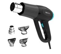 Cecotec Pistolet à Chaleur Hell Gun 3500. 2000W, Chauffage Ultra-Rapide, 4 Embouts, Fonction Mains Libres, Température Réglable 50-600 ºC, 2 Niveaux de Puissance d'Air 350 L/min et 500 L/min
