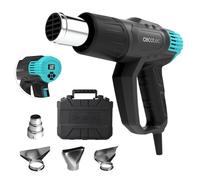 Cecotec Pistolet à chaleur Hell Gun 9500 Vision. 2 000 W, contrôle numérique, chauffage ultra rapide, 4 têtes, mains libres, température réglable de 50 à 600 °C, 2 niveaux de puissance d'air, mallette