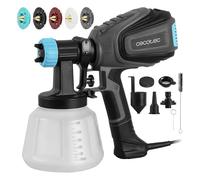 Cecotec Pistolet à Peinture TotalPaint 750 avec 700W de Puissance, Inclut 5 Buses, Capacité de 1200ml, Débit Maximum de 1000ml/min, Éventail pour Travailler sur de Grandes Surfaces