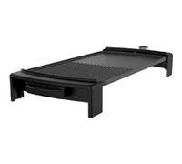 Cecotec Gril électrique Tasty&Grill 2500 RockWater MixGrill, 2150 W, Revêtement Antiadhésif Pierre RockStone, Surface Mixte, Thermostat Réglable, Convient pour un Nettoyage au Lave-vaisselle, 45x25 cm
