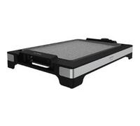 Cecotec Plancha électrique Tasty & Grill 2000 - Inox 2000 W, plaque RockStone antiadhésive