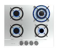 Cecotec Plaque à gaz Bolero Squad G 4200S Inox. Plaque à gaz 4 feux, finition inox, puissance de 8000W, grilles individuelles, allumage électrique, brûleur WOK triple couronne, sécurité intégrée.