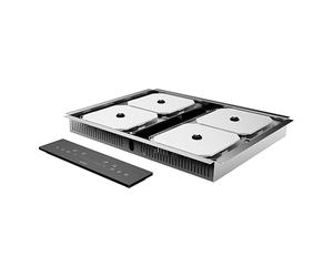 Cecotec Plaque à Induction Invisible 60 cm Bolero Squad I 4300 FullFlex. 7200 W, Panneau avec Contrôle Curseur, Zones FullFlex, 9 Vitesses et Fonction Booster, Minuteur, Verrouillage de Sécurité