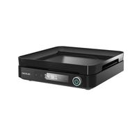 Cecotec - Plaque de Cuisson à Induction Numérique avec Grill Full Magma Grill - 2000W, 10 Niveaux de Puissance, Verre de Sécurité, Commande Tactile, Programmable, Température Réglable