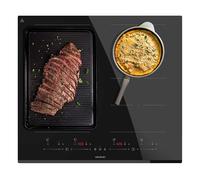 Cecotec Plaque Induction 8 Zones Flexibles Bolero Squad I 4800 TotalFlex. Plaque de cuisson 7400W, 9 niveaux de puissance, booster, minuterie, sécurité enfant et arrêt automatique