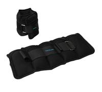 Cecotec Poids pour Chevilles et Poignets Ajustables Drumfit AnkleBell 2500 Neo. Ensemble de 2 Chevillères Ajustables avec Velcro, Ajustable 0,5 à 2,5 kg, 5 Sacs 500g de Sable, Dimensions 37x16x3.5cm