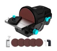 Cecotec Ponceuse Électrique de Table à Disque PerfectSurface 1000 Stand Disc. 140W, 5 Feuilles de Papier de Verre de 125mm, Banc de Ponçage, Adaptateur Amovible, Support pour Fixation sur Table