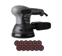 Cecotec Ponceuse Rotative PerfectSurface 350 Rotate. 350W, 13000 tr/min, 12 Rechanges, Réservoir à Poussière, Connexion pour l'Aspirateur, Double Mouvement Excentrique, 26000 mvt/min, Câble de 3m