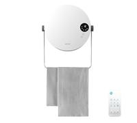 Cecotec Porte‑serviettes chauffant mural ReadyWarm 2000 Round – 2000W, 2 niveaux, LED, télécommande