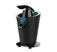 Cecotec Presse-agrumes avec bras électrique EssentialVita PowerFresh 600 Black. 600 W, corps et filtre en acier inoxydable, 2 cônes détachables, buse anti-goutte, pièces lavables au lave-vaisselle.