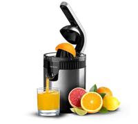 Cecotec Presse-agrumes électrique à bras pour oranges et agrumes Xqueeze RetroJuice 600 Steel. 600W, Style rétro