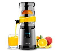 Cecotec Presse-Agrumes Électrique Essential TowerAdjust Easy Steel. Presse-Agrumes 140W, 0,35L sans BPA, Anti-Gouttes, démarrage Automatique, démontable, Lavable Lave-Vaisselle, Base antidérapante