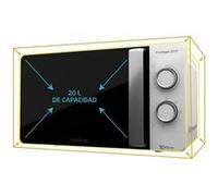 Cecotec Micro-ondes ProClean 3010 – 20 L, 700 W, Revêtement Ready2Clean, Minuterie 30 min, Blanc