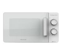 Cecotec ProClean 3020. Micro-onde blanc avec revêtement Ready2Clean, technologie 3DWave, input 1150W, output 700W, 20L, 6 modes.