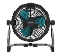 Cecotec Proindustry Ventilateur de sol industriel portable 12 000 mAh, diamètre 25,4 cm, 9 vitesses, batterie puissante, design robuste, inclinaison réglable, grille de protection, transport facile