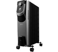 Cecotec Radiateur bain d'huile ReadyWarm 9000 - 2000 W, 9 éléments, thermostat 3 positions - Noir