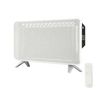 Cecotec Radiateur Électrique Basse Consommation ReadyWarm 2000 Graphene. 1800W, Thermostat 15-40ºC, Minuteur 12h, Télécommande, Sécurité Triple, Chaleur Rapide, Design Compact, Efficacité Énergétique