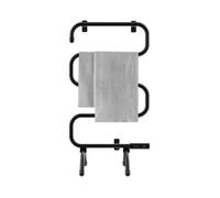 Cecotec Radiateur sèche-serviettes électrique ReadyWarm 5000 – 100 W, lumineux, sol/mur, noir