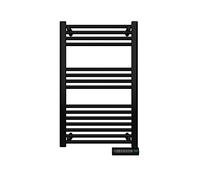 Cecotec Radiateur Sèche-serviettes Électrique Basse Consommation ReadyWarm 9100 Smart Towel Noir 500 W, Affichage LED, Commande Tactile, Minuterie, 3 Modes de Fonctionnement, 2 Systèmes de Sécurité