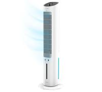 Cecotec - Rafraîchisseur d’Air EnergySilence 2000 SkyCool - 65 W, Capacité de 3.5L, 3 Vitesses, Oscillation Automatique à 70º, Roues Multidirectionnelles et 2 Tubes Réfrigérateurs