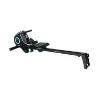 Cecotec Rameur Pliable DrumFit Rower 7000 Regatta, Résistance Magnétique, 10 Niveaux, Volant d’Inertie 7 Kg, Glissement Silencieux, Affichage LCD, Repose-Pieds et Roues, Noir, Poids Max 100 Kg