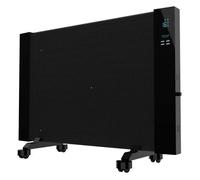 Cecotec Ready Warm 3100 Smart Now. Panneau rayonnant puissant 2000W. Ecran LCD, programmable, 3 modes, anti-surchauffe, anti-bascule, WarmSpace, AutoOff, sur roues, noir.