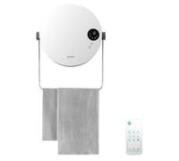 Cecotec Porte‑serviettes chauffant mural ReadyWarm 2000 Round – 2000W, 2 niveaux, LED, télécommande