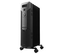 ReadyWarm 5000 Space Black Radiateur bain d'huile avec 5 éléments, 1000 W et 3 niveaux de puissance.