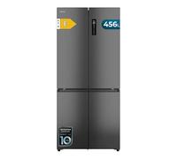 Cecotec Réfrigérateur 4 Portes Semi-Intégrable Total No Frost Bolero CoolMarket 4D 456 SBI Dark E, Extra Capacité Max 456 L, Hauteur 189 cm et 83 cm Largeur, MetalFlexCooling, Compresseur Inverter