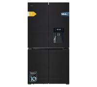 Cecotec American Refrigerator 4 Glass Doors Bolero CoolMarket 4D 564 L 564 Glass E. 183 cm High, 91 cm Wide, Water Dispenser, Low Power Consumption, Inverter Plus Engine, Total NoFrost