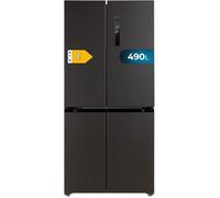 Cecotec Réfrigérateur Américain 4 Portes Sombre de 490 L CoolMarket 4D 490 Dark E