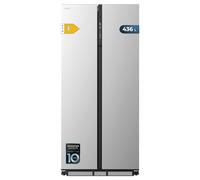 Cecotec Réfrigérateur américain Bolero CoolMarket SBS 436 SBI Inox E. Réfrigérateur américain inox, 436L, Total No Frost, Inverter Plus, MultiAirFlow, refroidissement rapide, congélation rapide.