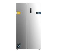 Cecotec Réfrigérateur américain Bolero CoolMarket SBS 562 Inox E. Réfrigérateur inoxydable, 562L, Total No Frost, Inverter Plus, Multi AirFlow, Refroidissement Rapide et Congélation Rapide.