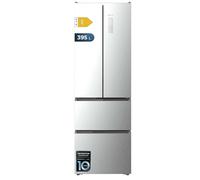 Cecotec Réfrigérateur Américain Porte Française 395L Total No Frost Bolero CoolMarket Combi F2D 395 Inox E. Hauteur 201cm et 59,5cm Largeur, MAX INSIDE avec VIP tech, Cool Matrix, Basse Consommation