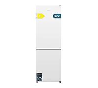 Cecotec Réfrigérateur Combi 322L Total NoFrost Bolero CoolMarket Combi 322i White D. Hauteur 185,5cm, Largeur 59,5cm, Multi Airflow, HumidityFlex HUB, Éclairage LED, Verre Blanc Premium