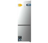 Cecotec Réfrigérateur Combi 456L Total No Frost Bolero CoolMarket Combi 456 Inox E. Hauteur 201cm et 59,5cm Largeur, MAX INSIDE avec VIP Tech, Compresseur Inverter Plus, Basse Consommation, Inox