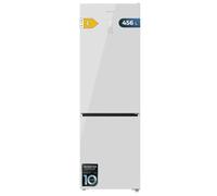 Cecotec Réfrigérateur Combi 456L Total No Frost Bolero CoolMarket Combi 456 White Glass E. Hauteur 201cm et 59,5cm Largeur, MAX INSIDE avec VIP Tech, Compresseur Inverter Plus, Basse Consommation