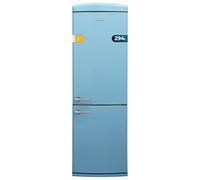 Cecotec Réfrigérateur rétro Bolero CoolMarket Combi Origin 294+ Blue E. 294L, 190x60cm, Total No Frost, Multi Cooling, Fast Freezing.