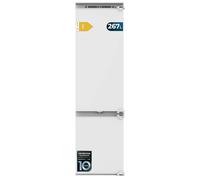 Cecotec Réfrigérateur combiné Bolero CoolMarket Combi BI-D FLW 267 E. Grande capacité de 265 L, Total NoFrost, Compresseur Inverter Plus et design intégrable pour optimiser votre cuisine.