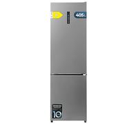 Cecotec Réfrigérateur Combiné No Frost 405 L Bolero CoolMarket Combi 405 MC Inox D. 200 cm Hauteur, 59,5 cm Largeur MetalFlex Cooling, Freshness Flex, Ultra Silencieux, Système ADF+, Inox