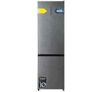 Cecotec Réfrigérateur Combiné No Frost 405 L Bolero CoolMarket Combi 405 WL Elite Graphite Stone D. 200cm de Hauteur, 60cm de Largeur MetalFlex Cooling, Intérieur Elite Grey, Graphite Stone