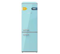 Cecotec Réfrigérateur combiné Bolero CoolMarket Combi Origin 300 300L Bleu Classe E Poignée chromée