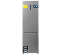 Cecotec Réfrigérateur Combiné Total No Frost 405 L Bolero CoolMarket Combi 405 WL Elite Inox D. 200 cm de Hauteur, 60 cm de Largeur MetalFlex Cooling, Fresh Flex, Intérieur Elite Grey, Inox