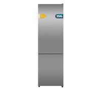 Cecotec Réfrigérateur Combiné Total No Frost de 356L Bolero CoolMarket Combi 356i Inox E. 200cm de Hauteur, 59,5 cm de Largeur Multi Airflow, FreshnessFlex et HumidityFlex HUB, Inox