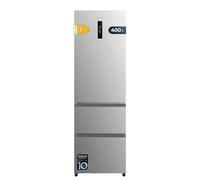 Cecotec Refrigerateur Congelateur 4 Portes Française Bolero CoolMarket Combi FD 400 Inox E. Réfrigérateur 400L, NoFrost, Inverter, écran digital, bacs fruits, fonctions rapides, mode ECO et alarmes