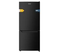 Cecotec Refrigerateur Congelateur Combiné Bolero CoolMarket Combi 117 DF Black E. Réfrigérateur 117L, Defrost, Fast Freezing, classe E, couleur noire